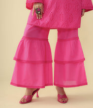 Load image into Gallery viewer, Hot Pink Schiffli Kurta Set