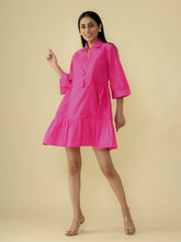 Load image into Gallery viewer, Hot Pink Loose Fit Dress.