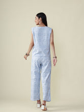 Load image into Gallery viewer, Power Blue Schiffli Coord Set.
