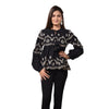Black Top with Bordei Emb