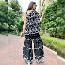 Load image into Gallery viewer, Black N White One Shoulder Coords Set - CHIKARI
